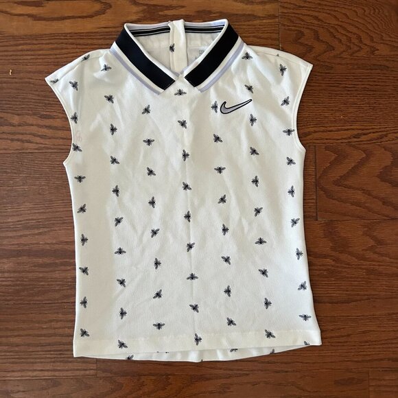 Nike Women's Dri-FIT Bee Tennis Top French Open Size Small Rare Find Tennis Prep - Picture 11 of 11